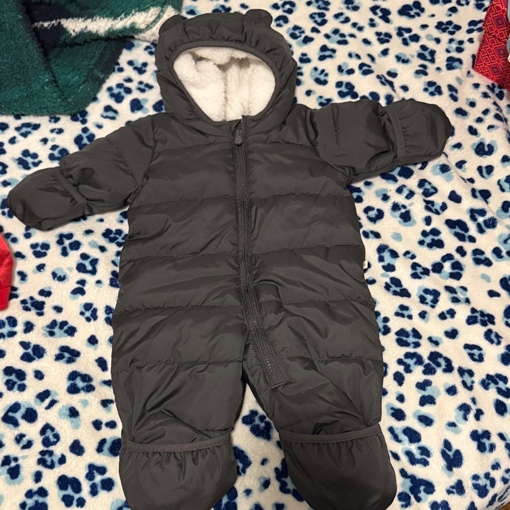 GAP Charcoal Kids One Piece Footie